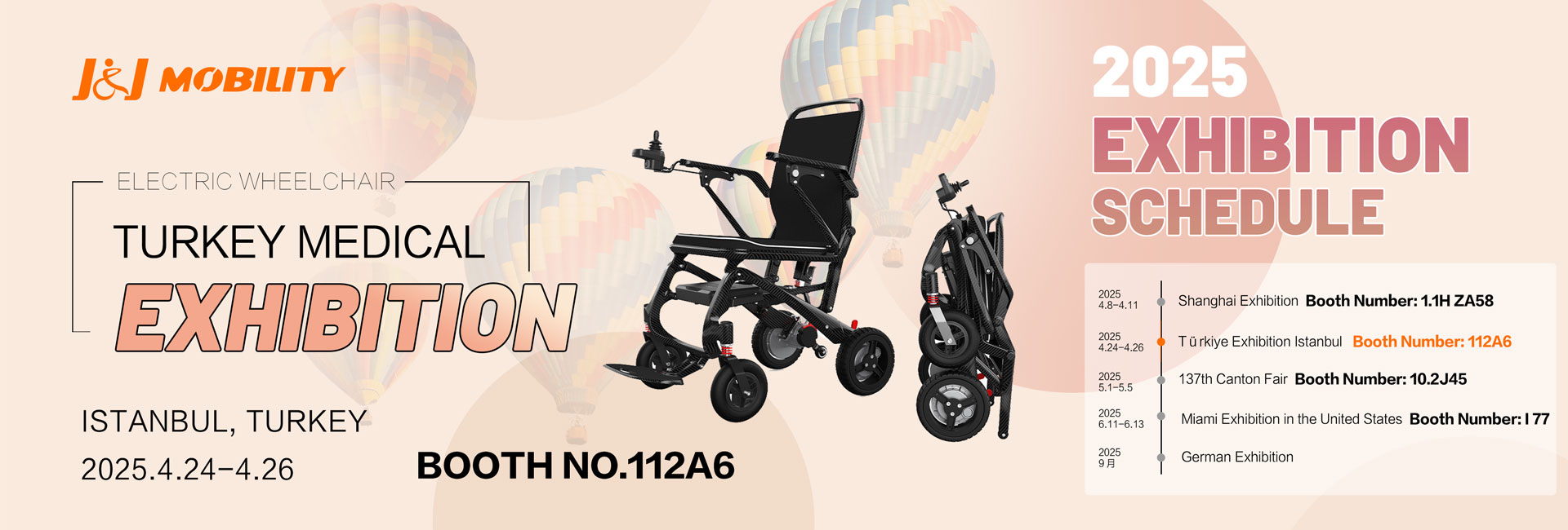 Zhejiang J&J Mobility Debuts at 2025 EXPO MED EURASIA Exhibition